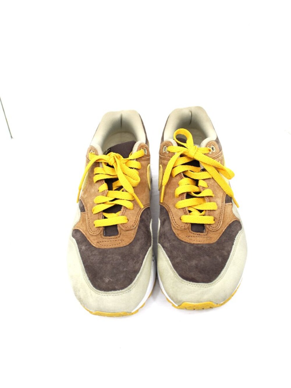 NIKE AIR MAX 1PRM UGLY DUCKLING PECAN YELLOW OCHRE MEN'S DZ0482-200; SIZE 10